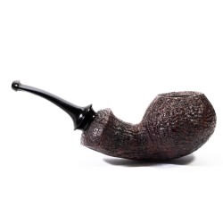 Briar Pipe C-Pipe Group 5 Sandblasted Bent Apple