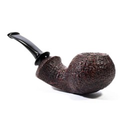 Briar Pipe C-Pipe Group 5 Sandblasted Bent Apple