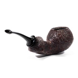 Briar Pipe C-Pipe Group 5 Sandblasted Bent Apple