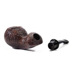 Briar Pipe C-Pipe Group 5 Sandblasted Bent Apple