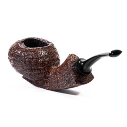 Briar Pipe C-Pipe Group 6 Sandblasted Bent Apple