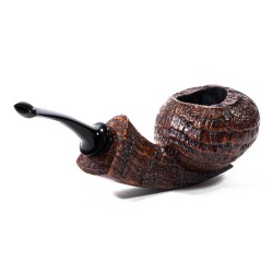 Briar Pipe C-Pipe Group 6 Sandblasted Bent Apple