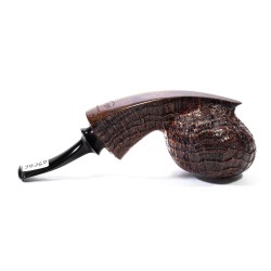 Briar Pipe C-Pipe Group 6 Sandblasted Bent Apple