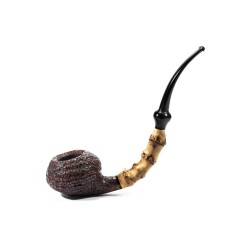 Briar Pipe C-Pipe Group 3 Sandblasted Bent Apple