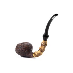 Briar Pipe C-Pipe Group 3 Sandblasted Bent Apple