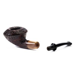 Briar Pipe C-Pipe Group 2 Sandblasted Rhodesian