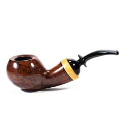 Briar Pipe C-Pipe Group 12 Smooth Bent Apple