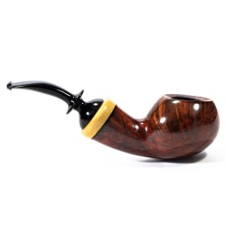 Briar Pipe C-Pipe Group 12 Smooth Bent Apple