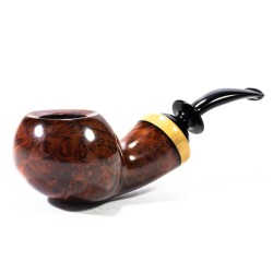 Briar Pipe C-Pipe Group 12 Smooth Bent Apple