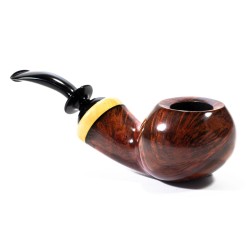 Briar Pipe C-Pipe Group 12 Smooth Bent Apple