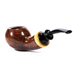 Briar Pipe C-Pipe Group 12 Smooth Bent Apple