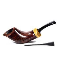 Briar Pipe C-Pipe Group 15 Smooth Horn