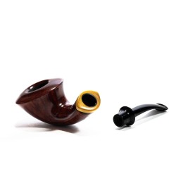 Briar Pipe C-Pipe Group 12 Smooth Bent Dublin