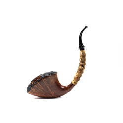 Briar Pipe C-Pipe Group 16 Smooth Calabash