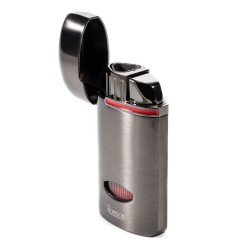 Ronson Fen Jet Flame Lighter Gun Metal