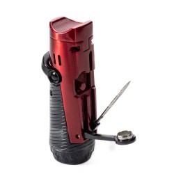 Accendino Jet Flame Ronson Bora Rosso e Nero