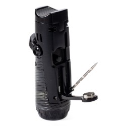 Ronson Bora Jet Flame Lighter Gun Metal & Black