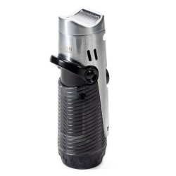 Ronson Bora Jet Flame Lighter Chrome & Black