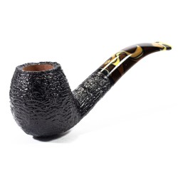 Pipa Savinelli Paloma Rusticata 677 KS Bent Billiard