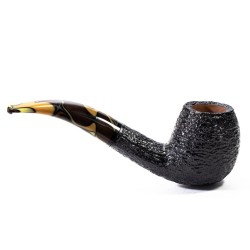 Pipa Savinelli Paloma Rusticata 677 KS Bent Billiard