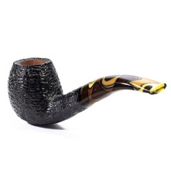 Pipa Savinelli Paloma Rusticata 677 KS Bent Billiard