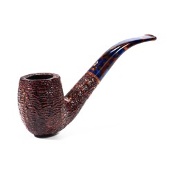 Pipa Savinelli Fantasia Rusticata 606 KS Bent Billiard