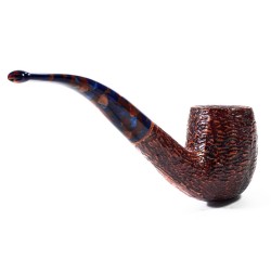 Pipa Savinelli Fantasia Rusticata 606 KS Bent Billiard