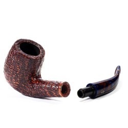 Pipa Savinelli Fantasia Rusticata 606 KS Bent Billiard