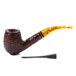 Pipa Savinelli Miele Rusticata 670 KS Bent Billiard