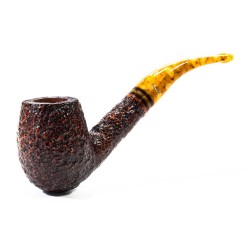 Pipa Savinelli Miele Rusticata 670 KS Bent Billiard