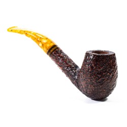 Pipa Savinelli Miele Rusticata 670 KS Bent Billiard