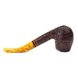 Pipa Savinelli Miele Rusticata 670 KS Bent Billiard