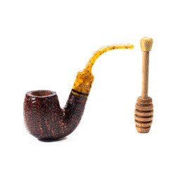 Pipa Savinelli Miele Rusticata 614 Full Bent