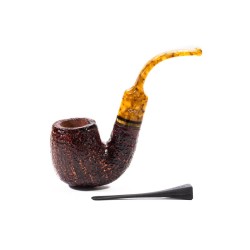 Pipa Savinelli Miele Rusticata 614 Full Bent