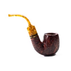 Pipa Savinelli Miele Rusticata 614 Full Bent