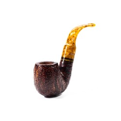 Pipa Savinelli Miele Rusticata 614 Full Bent