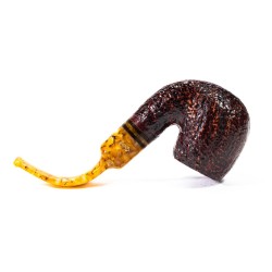 Pipa Savinelli Miele Rusticata 614 Full Bent