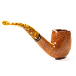 Pipa Savinelli Miele Liscia 606 KS Bent Billiard