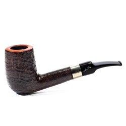 Pipa Savinelli Autograph Sabbiata Bent Billiard