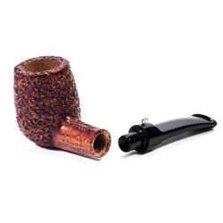 Pipe L'Anatra Dalle Uova D'Oro Rusticated Billiard