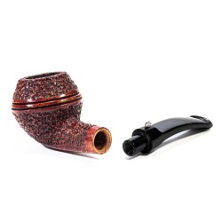 Pipe L'Anatra Dalle Uova D'Oro Rusticated Rhodesian