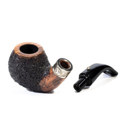 Pipe L'Anatra Dalle Uova D'Oro Rusticated Bent Apple