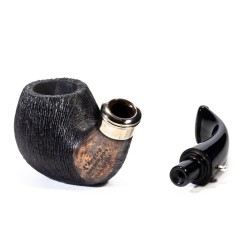 Pipe L'Anatra Dalle Uova D'Oro Brushed Bent Apple