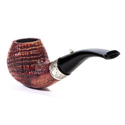 Pipe L'Anatra Dalle Uova D'Oro Sandblasted Bent Apple