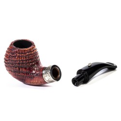 Pipe L'Anatra Dalle Uova D'Oro Sandblasted Bent Apple