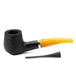 Bog Oak Pipe Talamona Bent Pot