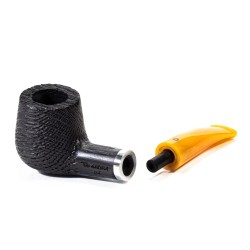 Bog Oak Pipe Talamona Bent Pot