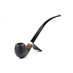 Pipa Aldo Velani Sabbiata Churchwarden Bent Apple