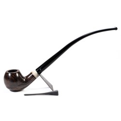 Pipa Aldo Velani Liscia Churchwarden Bent Apple