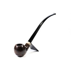 Pipa Aldo Velani Liscia Churchwarden Bent Apple